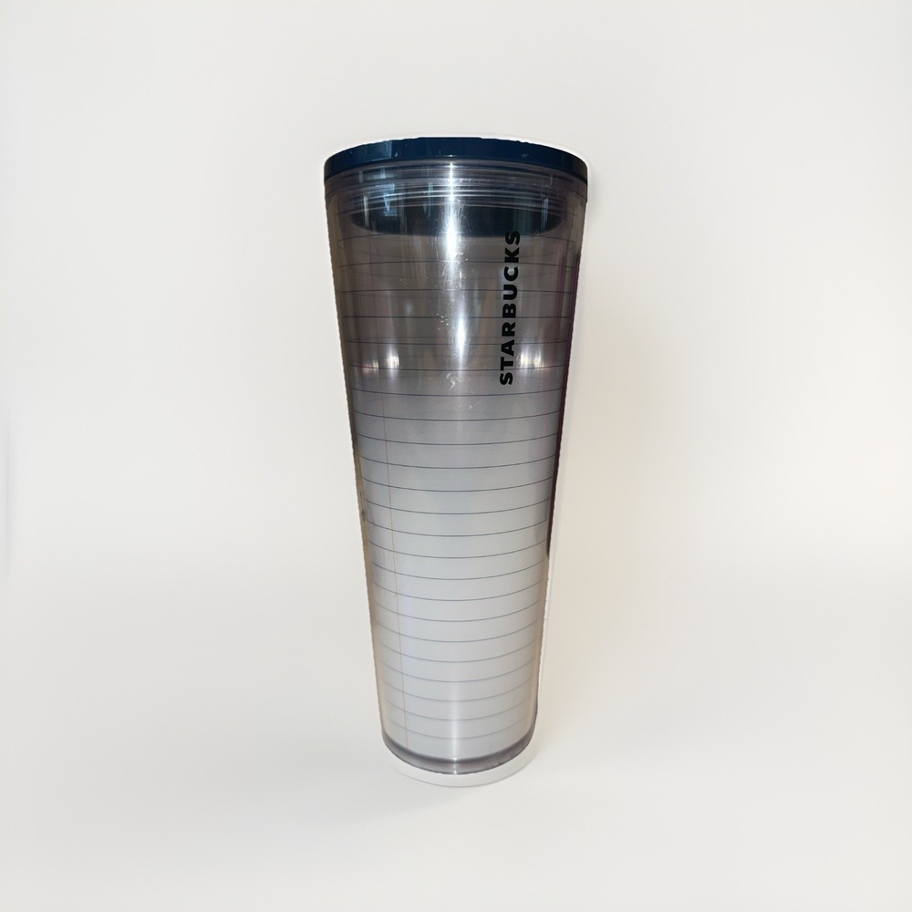 Starbucks Teacher Tumbler W/out Pencil Straw‎ Notebook Paper Cup Venti 24 OZ